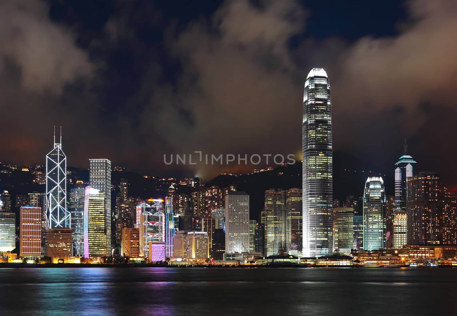 Hong Kong at night