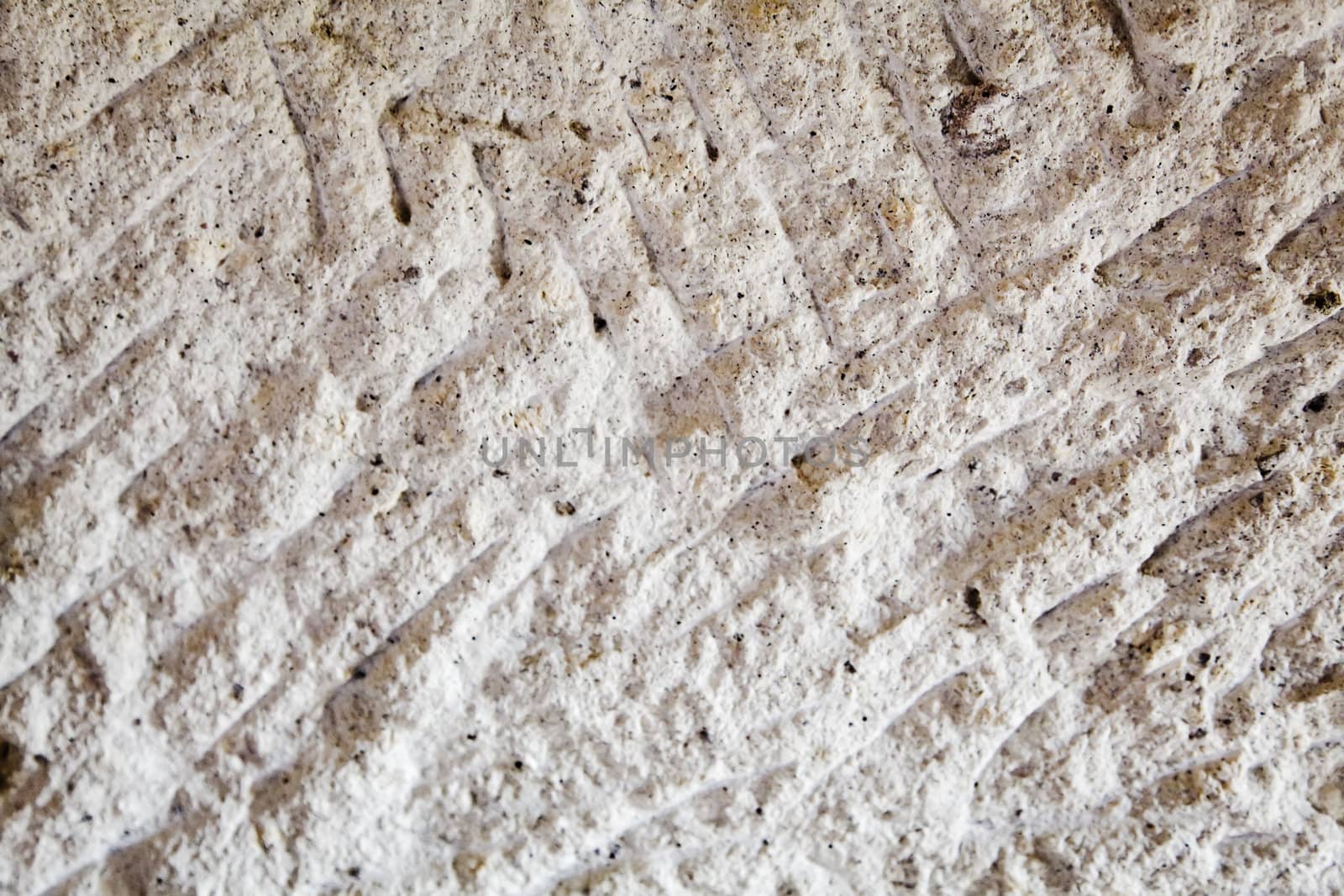 architectural detail on a Koza cave limestone wall, Cappadocia, Turkey