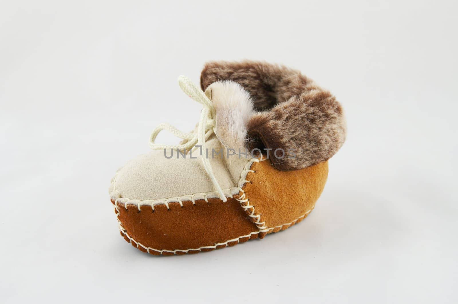 Fur souvenir small boots