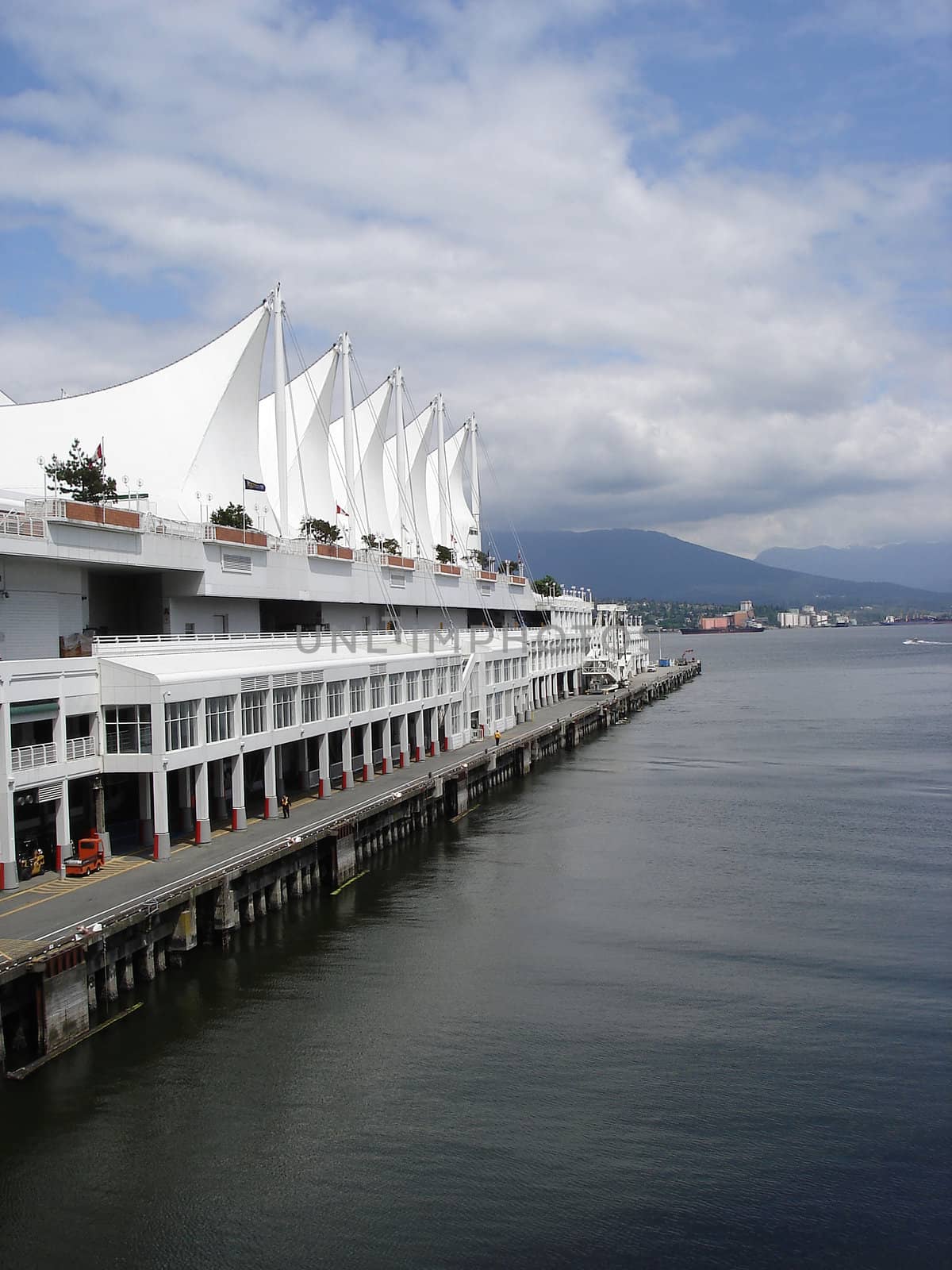 Canada Place In Downtown Vancouver British Columbia.