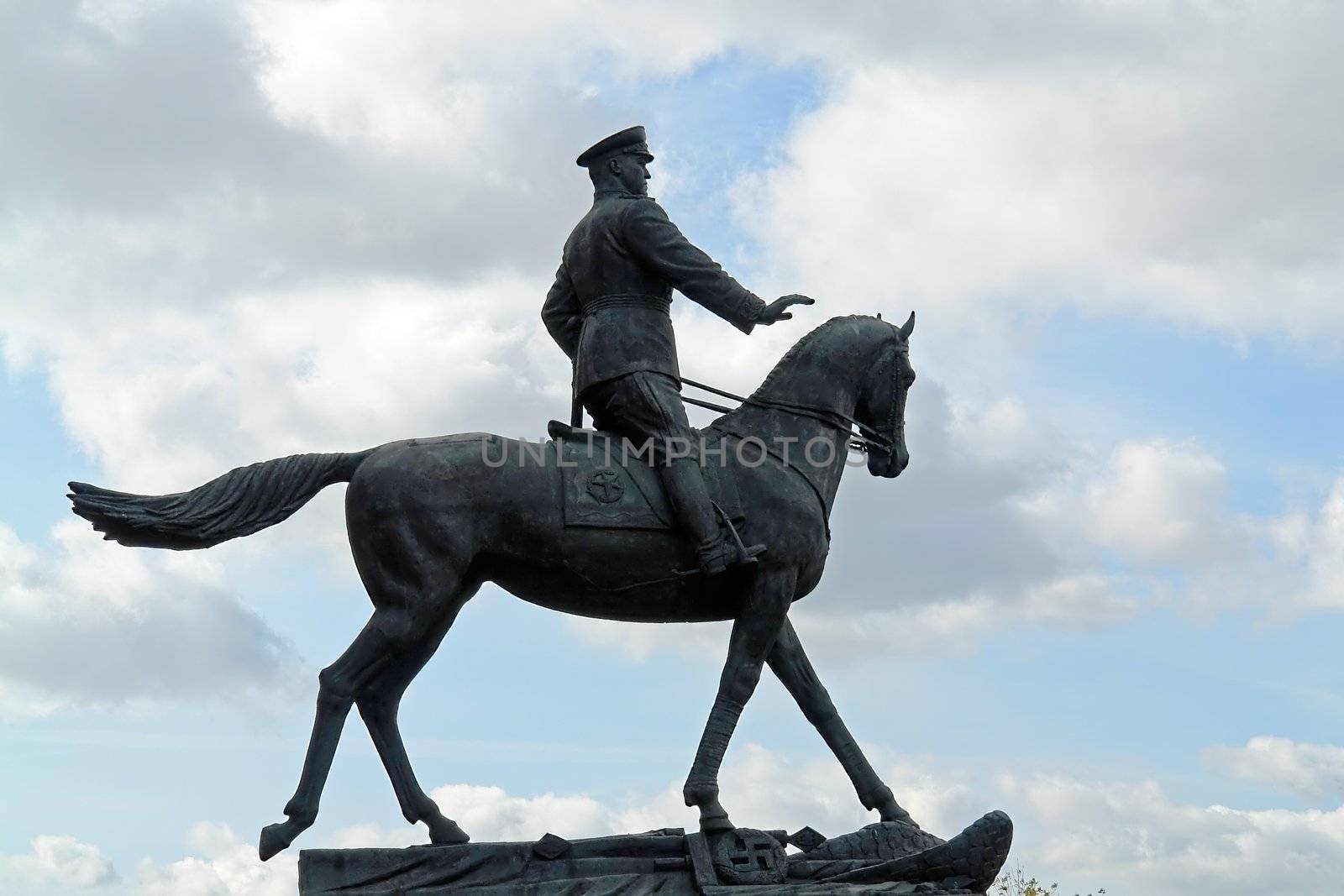 Monument to the marshal of World War II                               