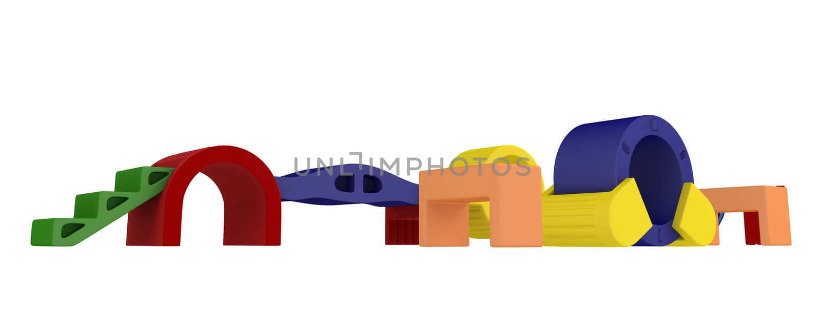 Colorful toy blocks by AlexanderMorozov