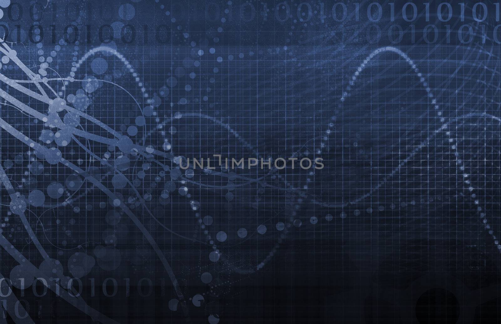 Tech Digital Data Transfer Network as Abstract 