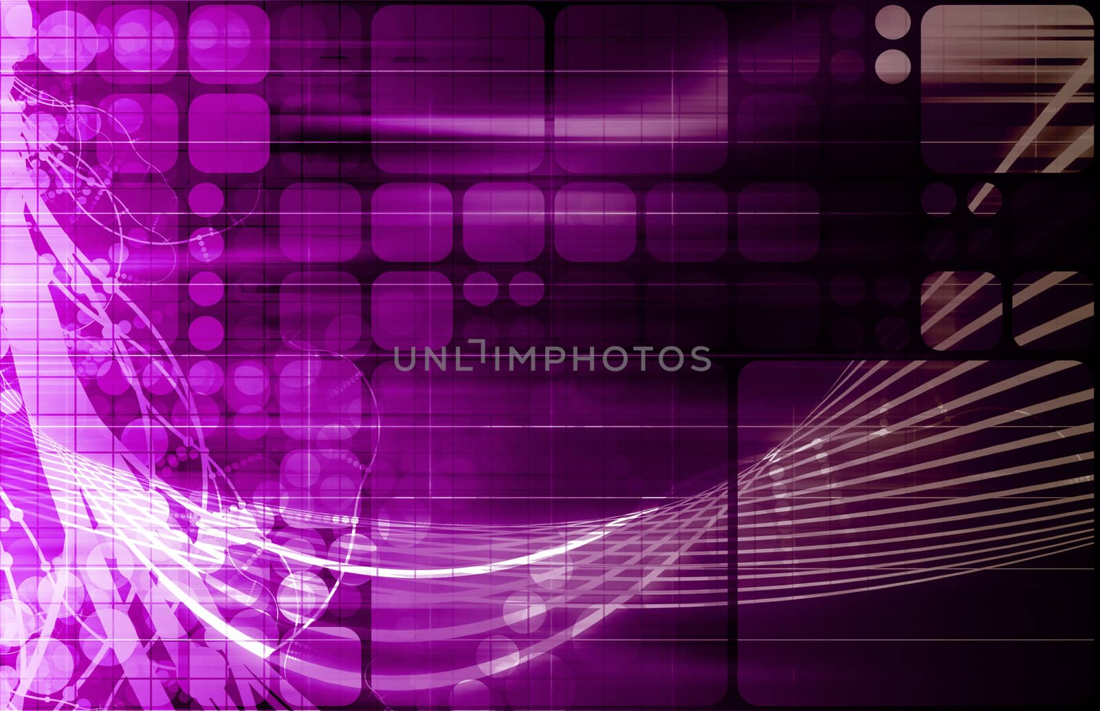 Science Technology Data as a Abstract Art