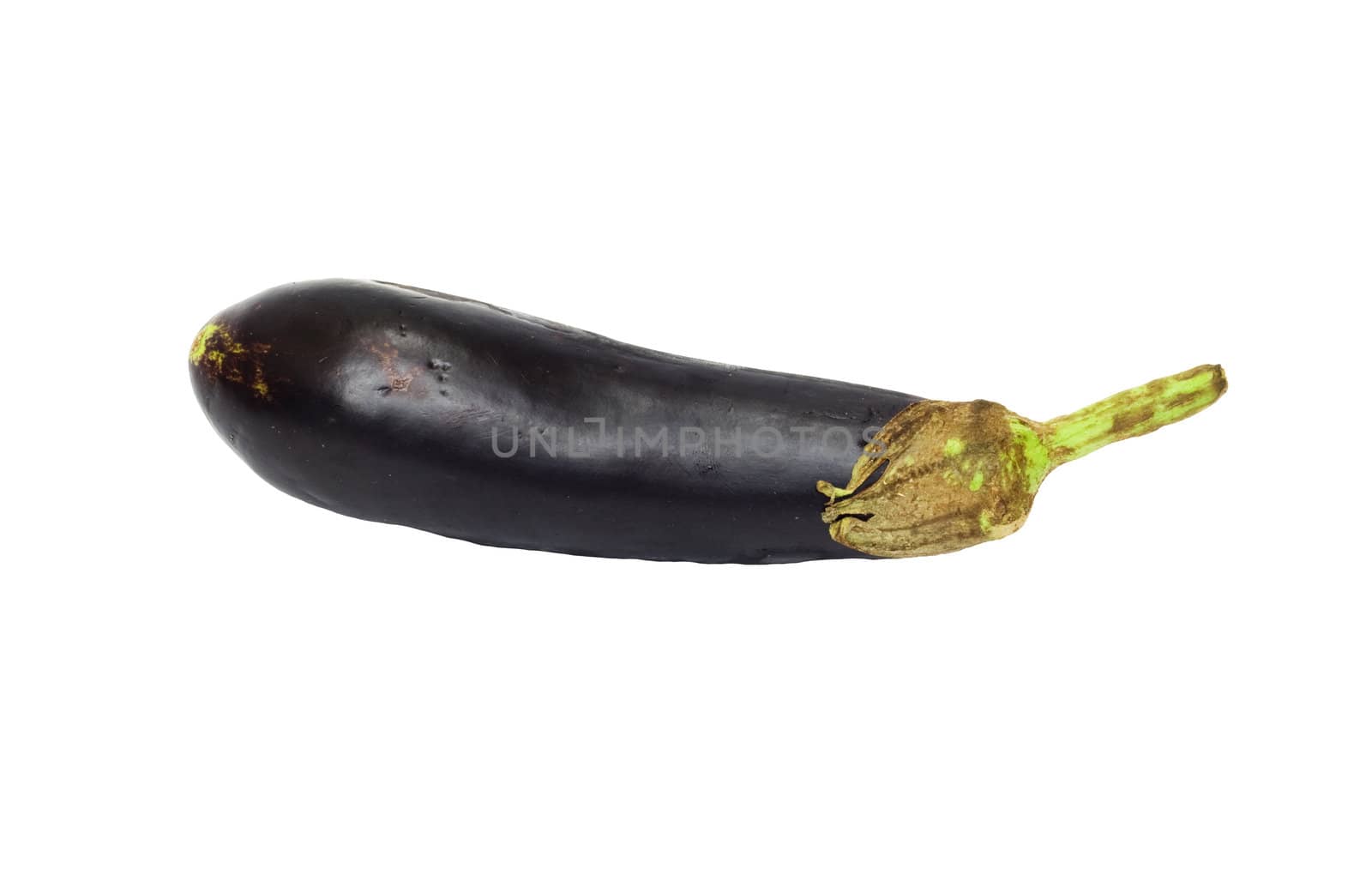 Aubergine isolated on white