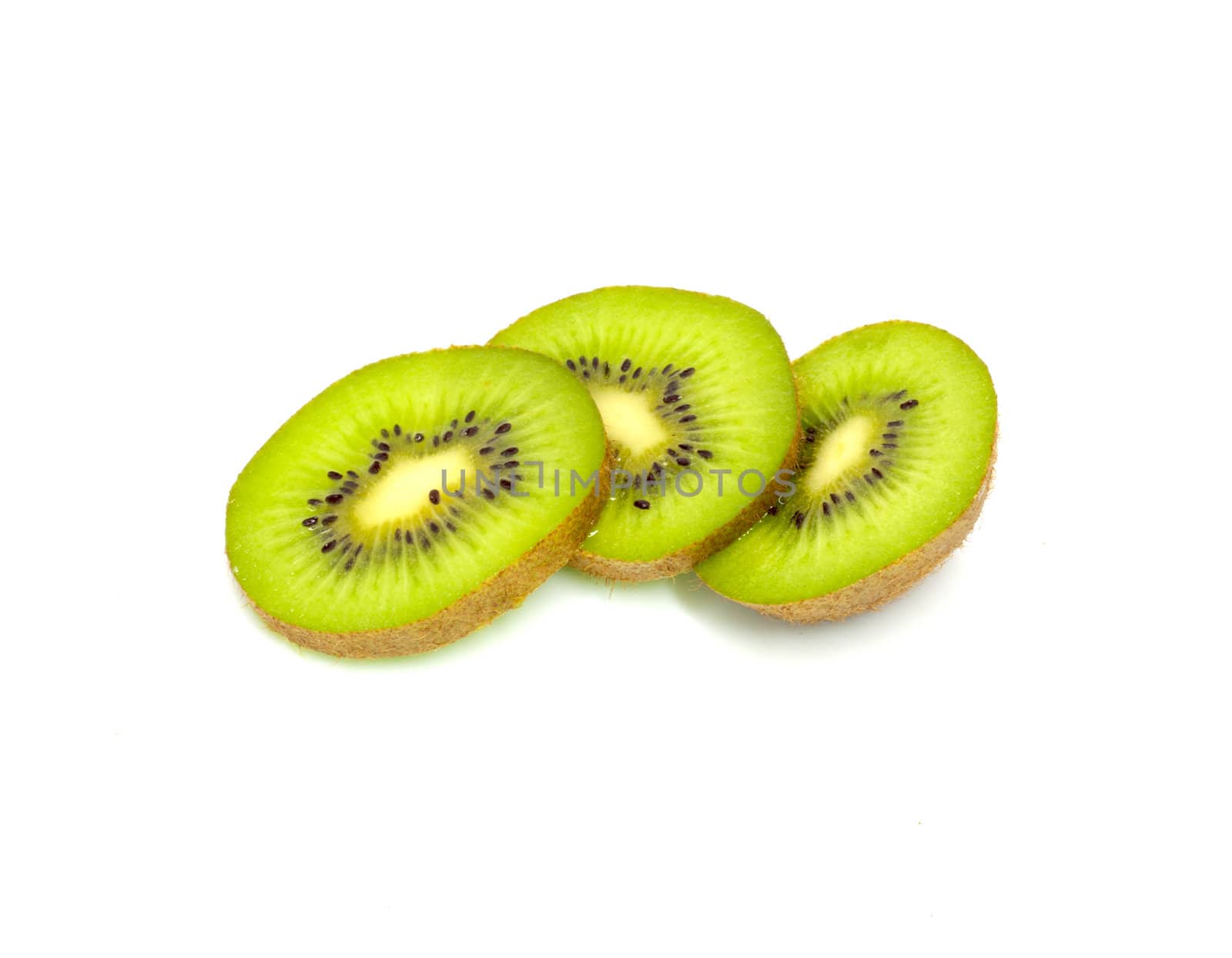 Kiwi Fruit Isolated on white background 