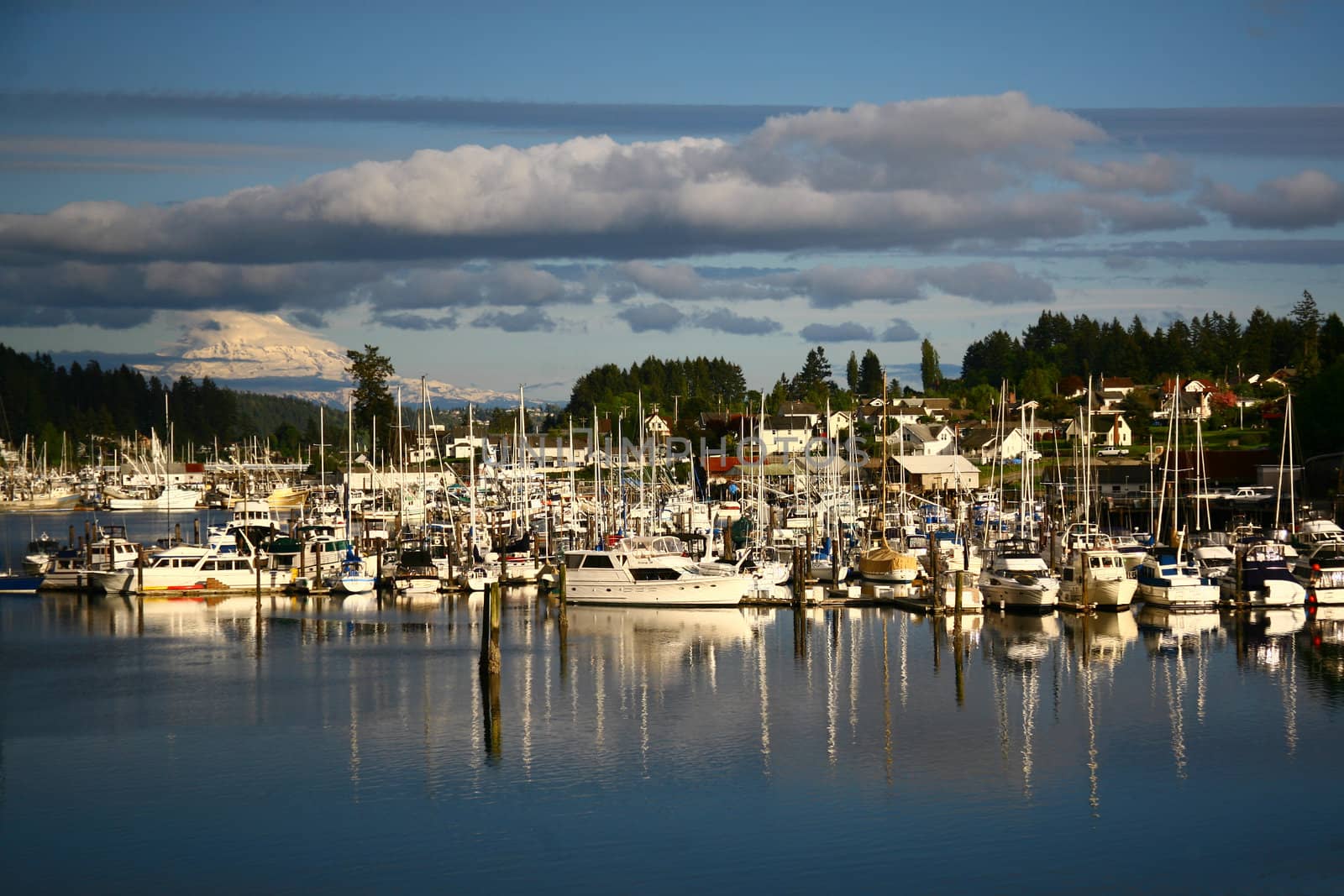 Gig Harbor boat marina with view of Mount Rainer







Gig Harbor Boat Marina in Washington