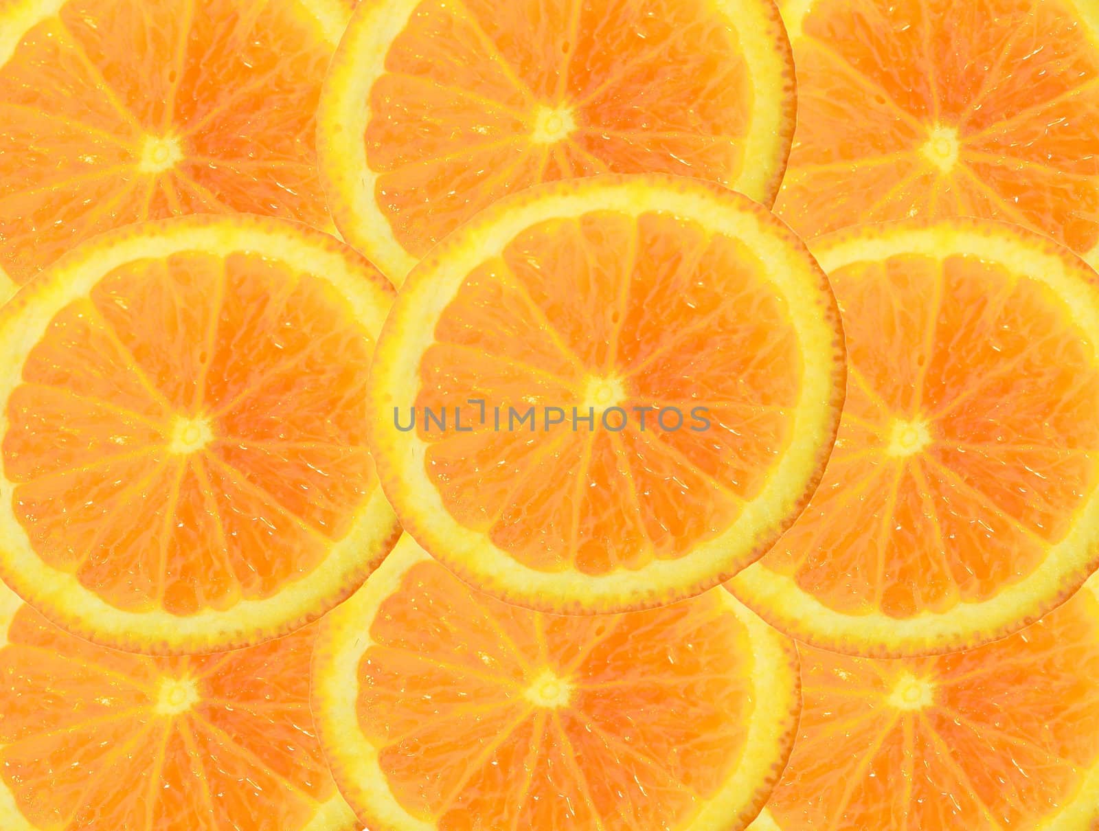 orange background