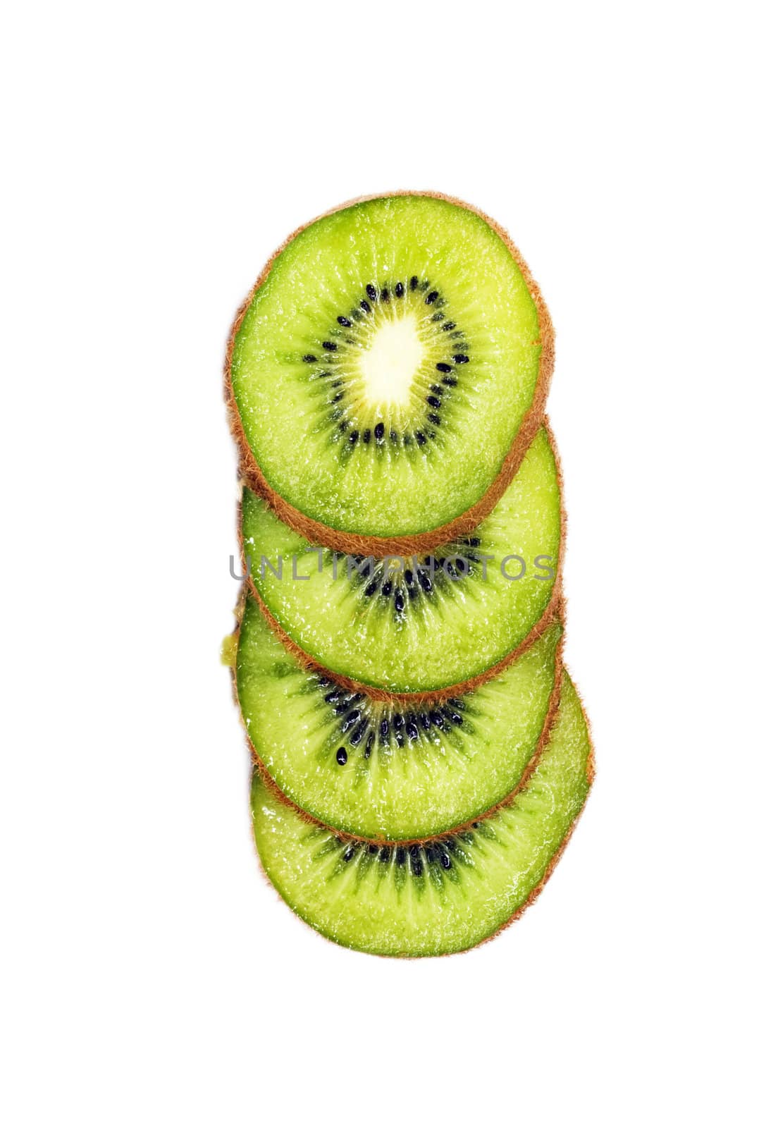 Kiwi isolated on white background 