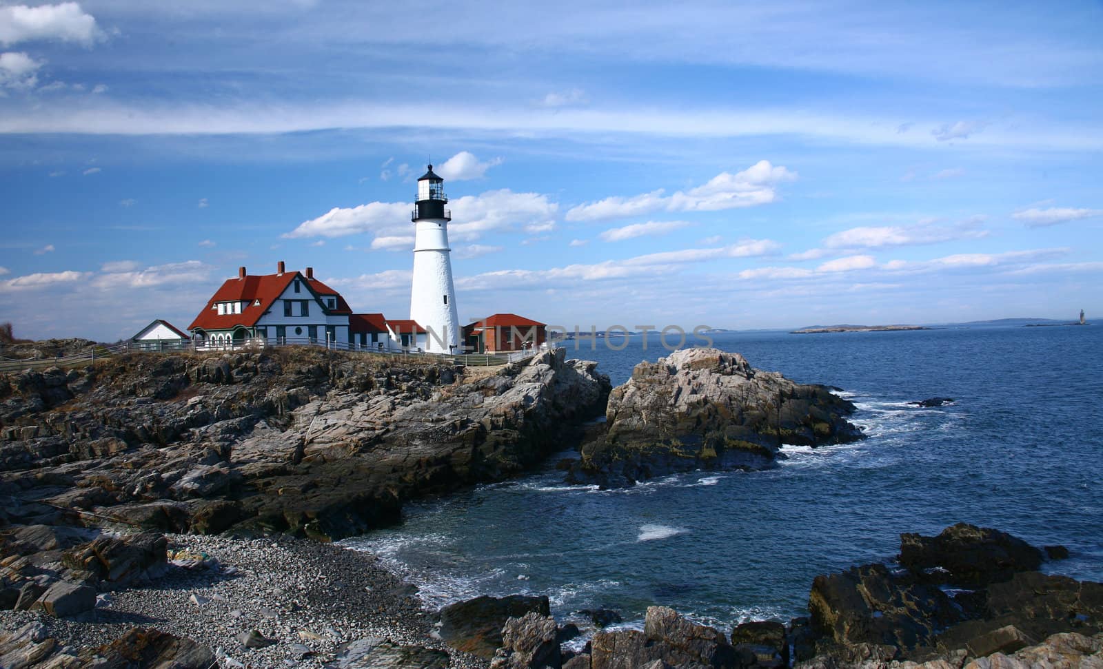 Portland Head Lighthouse In Maine