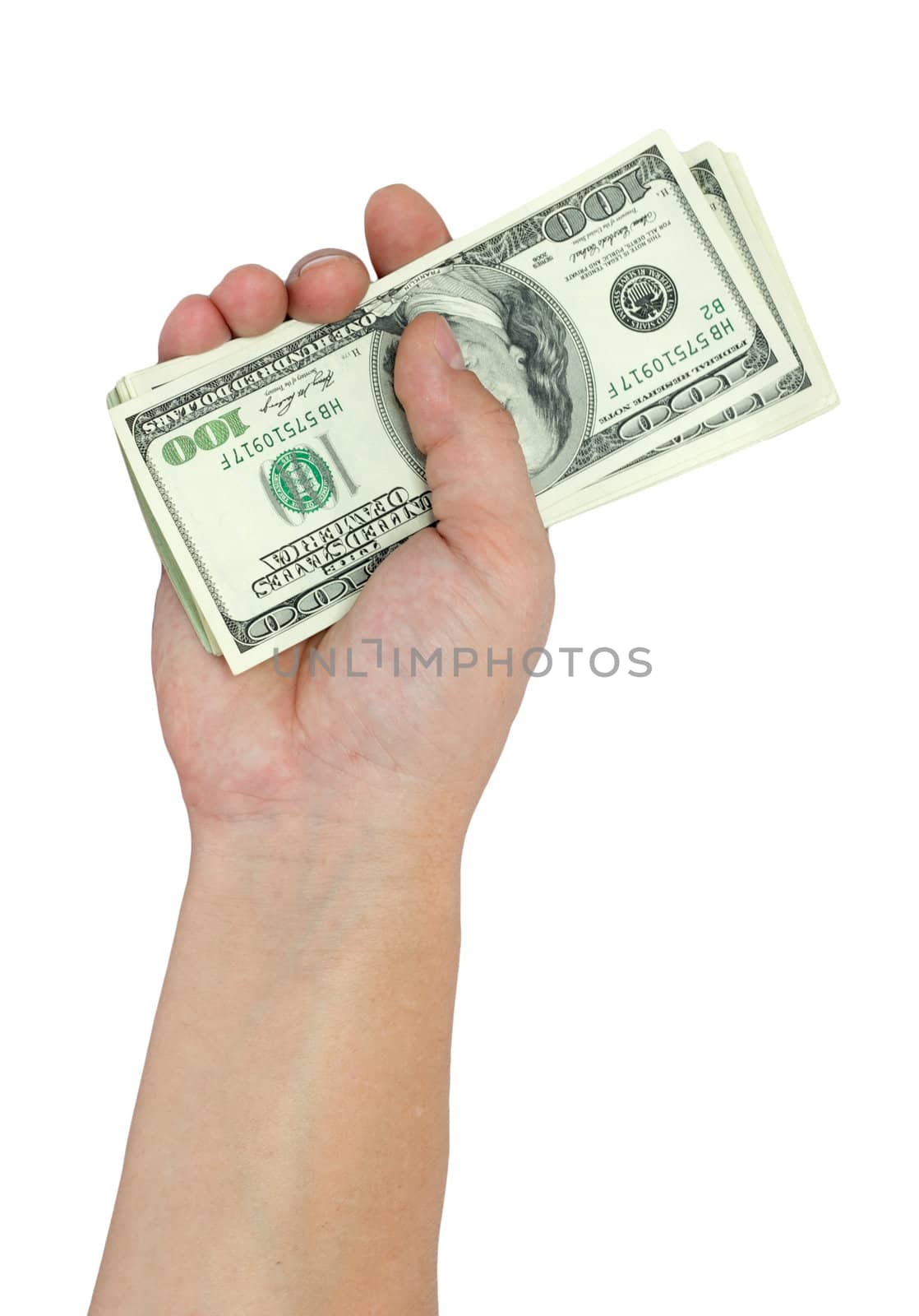 dollars white background  by schankz