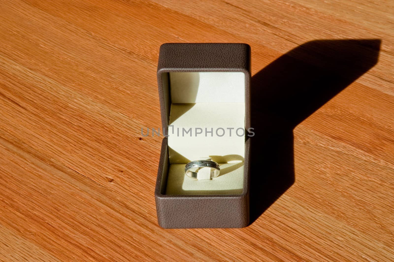 Ring in jewelry box