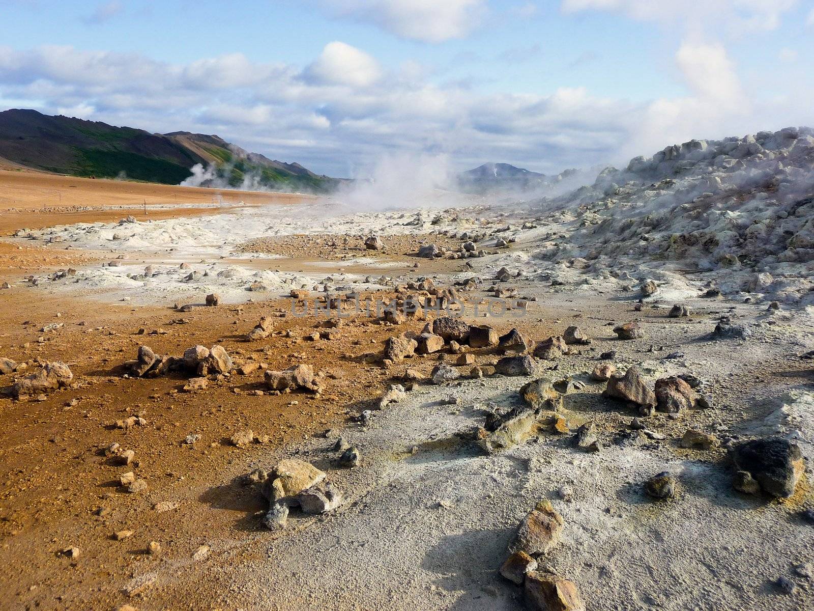 Iceland desert landscape by rigamondis