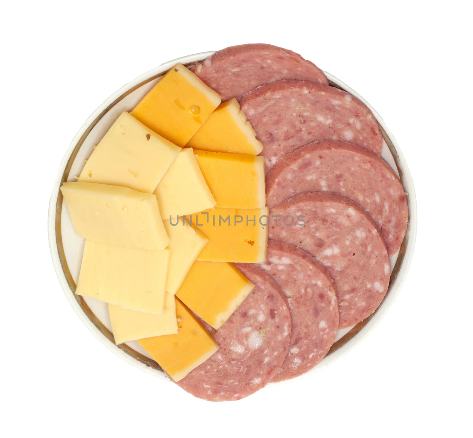 sausage with cheese
