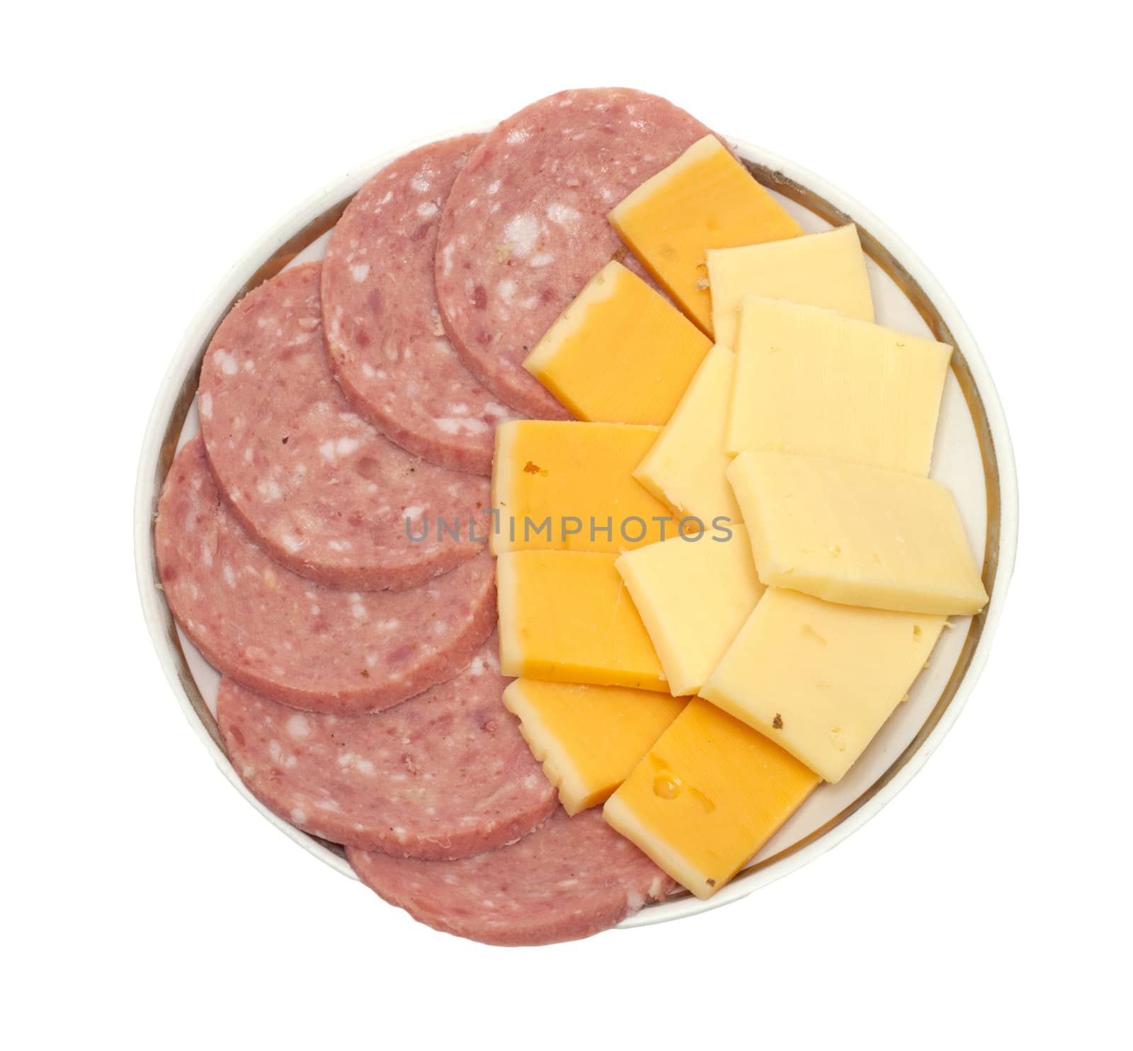 sausage with cheese
