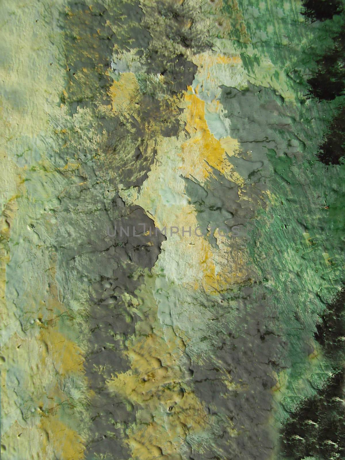 A fragment of the canvas with oil paints. Background. Macro
   