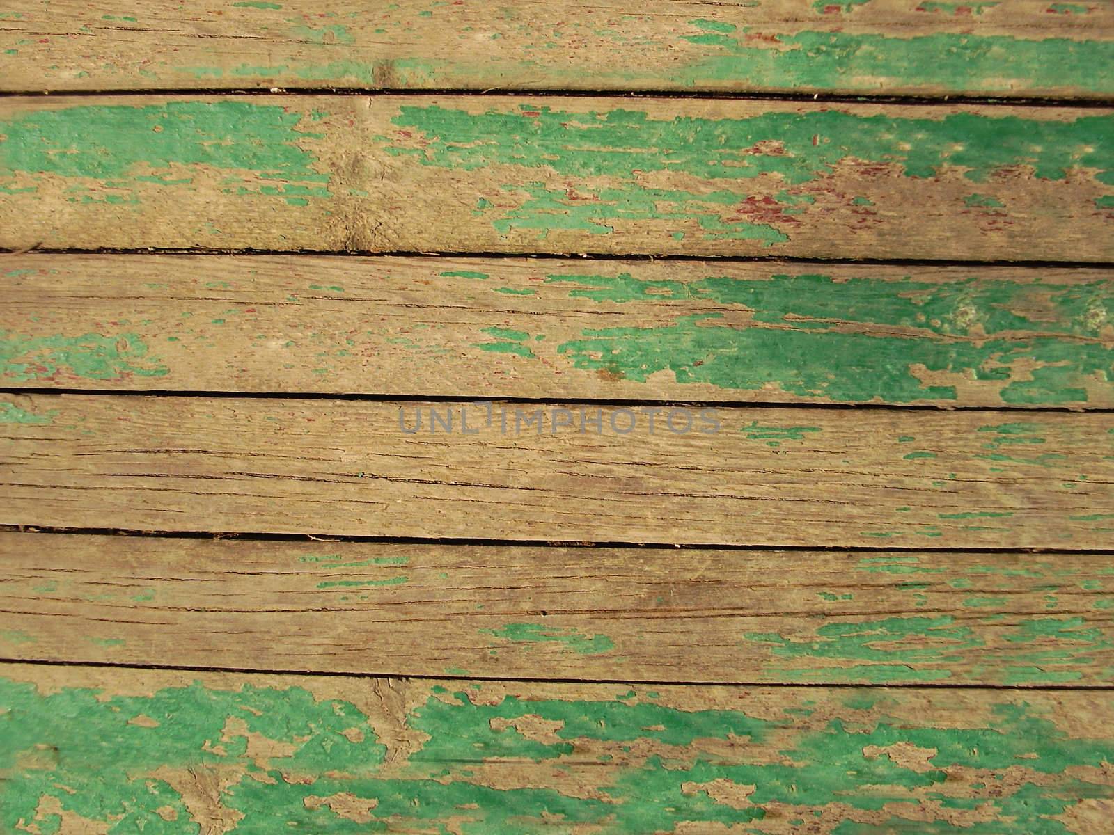 Close up of gray wooden fence panels
       