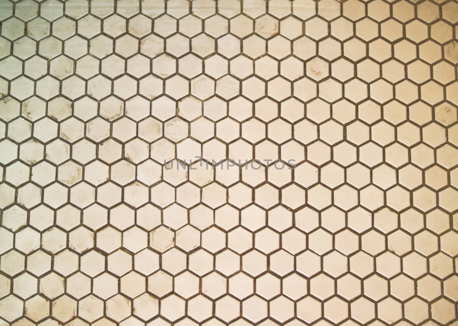 Filthy hexagon tiles