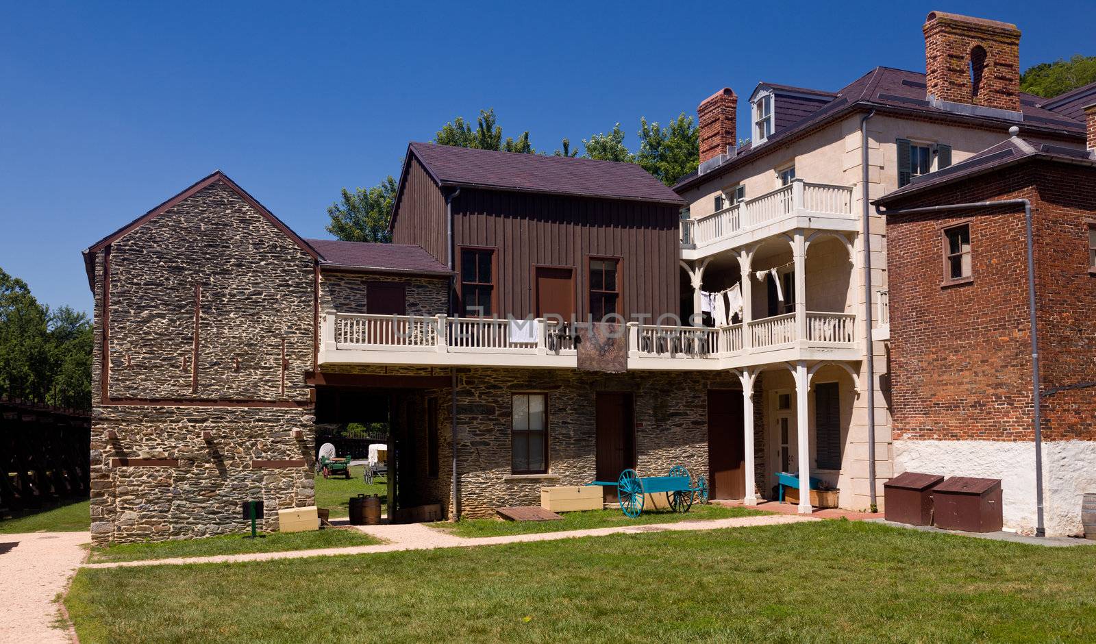 National Park Service owns and operates the historic Civil War town of Harpers Ferry