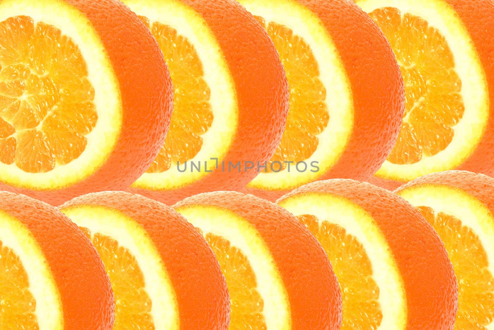 orange background