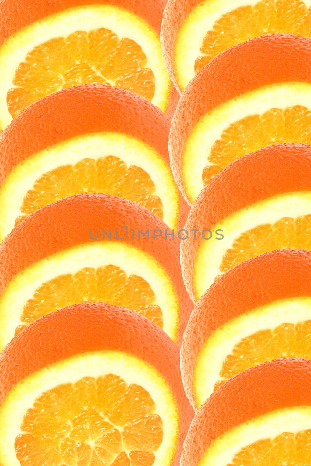 orange background