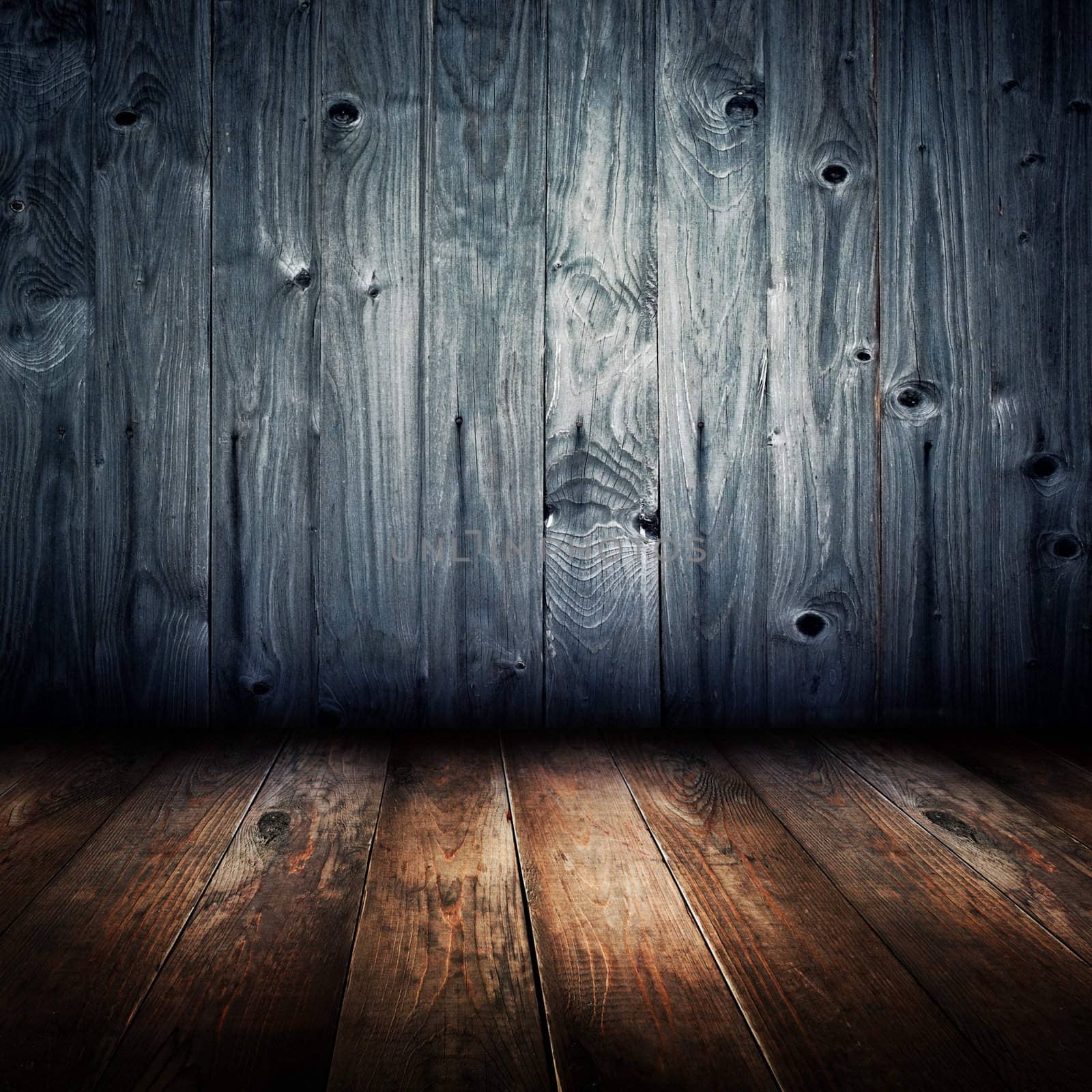 vintage old house interior, wood texture background by pashabo