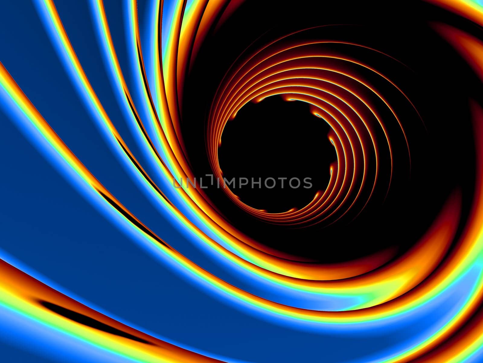 Abstract background - 3d vortex