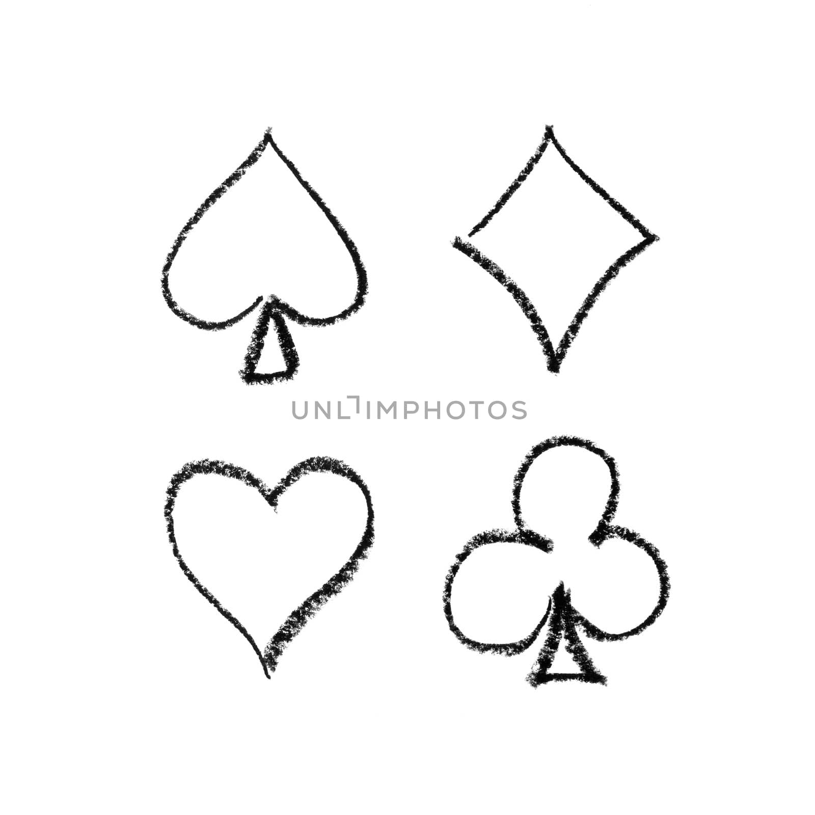 The four suits symbols. by pashabo