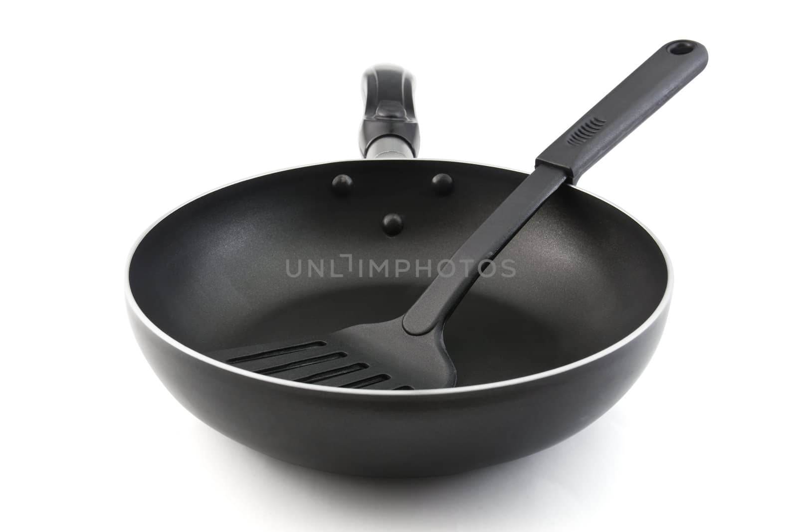 Pan with handle and Spade of frying pan  by stoonn