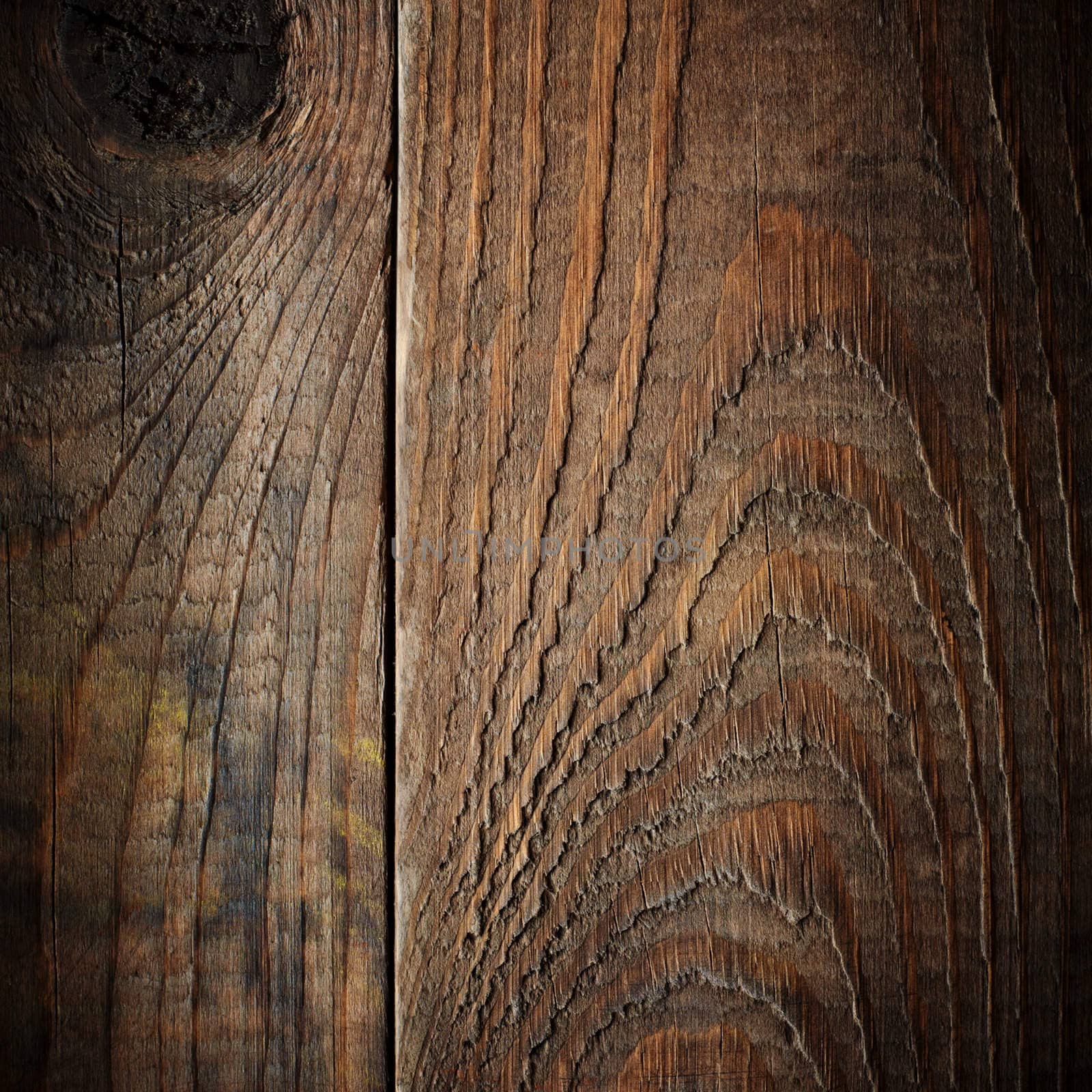 Brown old wood texture. by pashabo