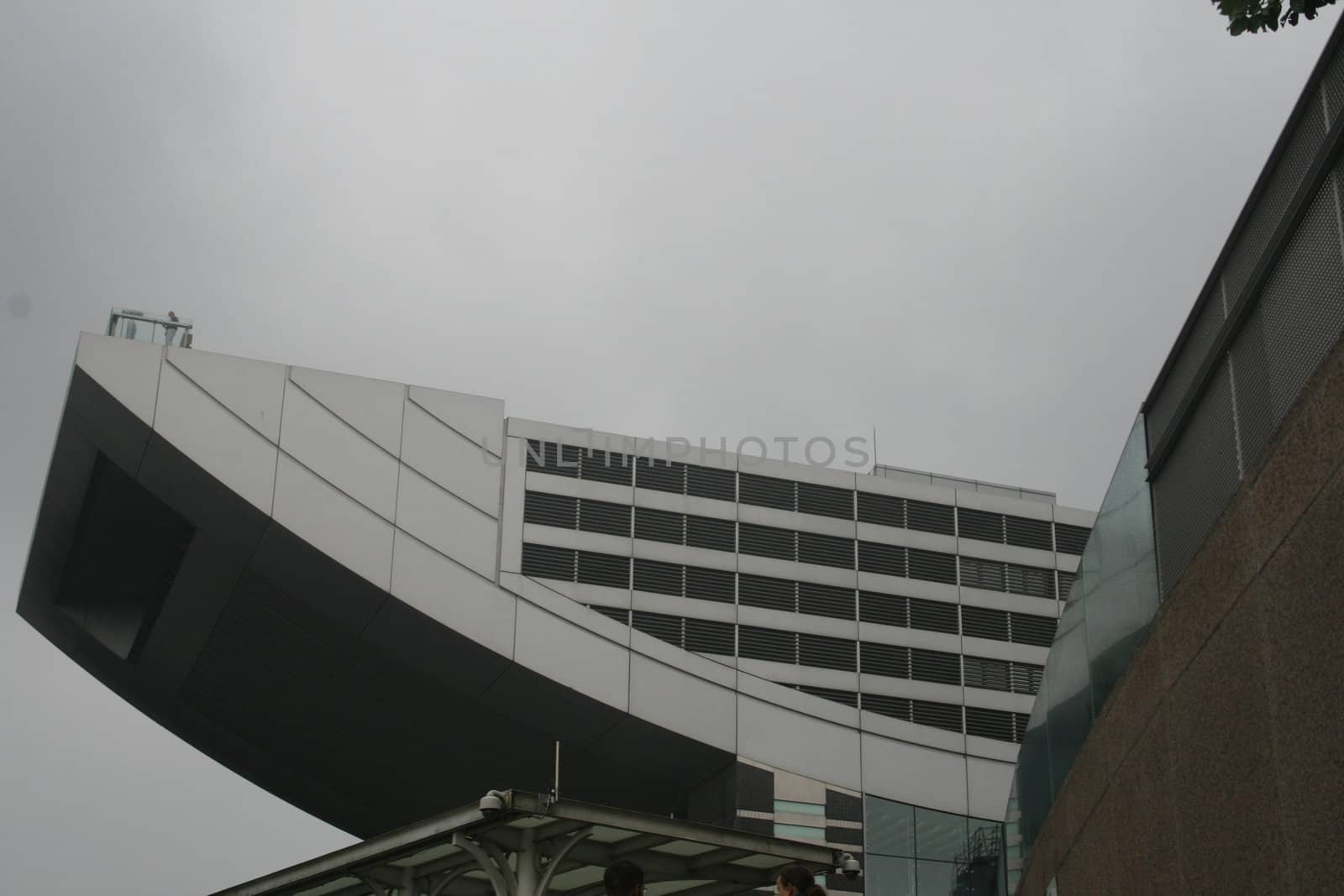 The peak building with the terrace in Hong Kong by koep