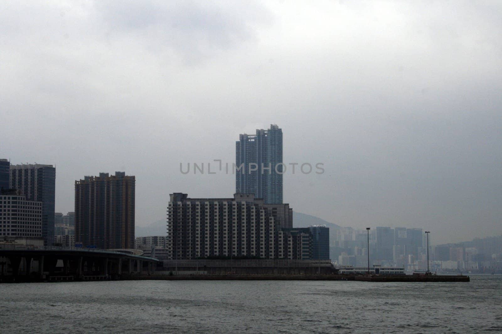 Hong Kong skyline as seen from the Star Avenue