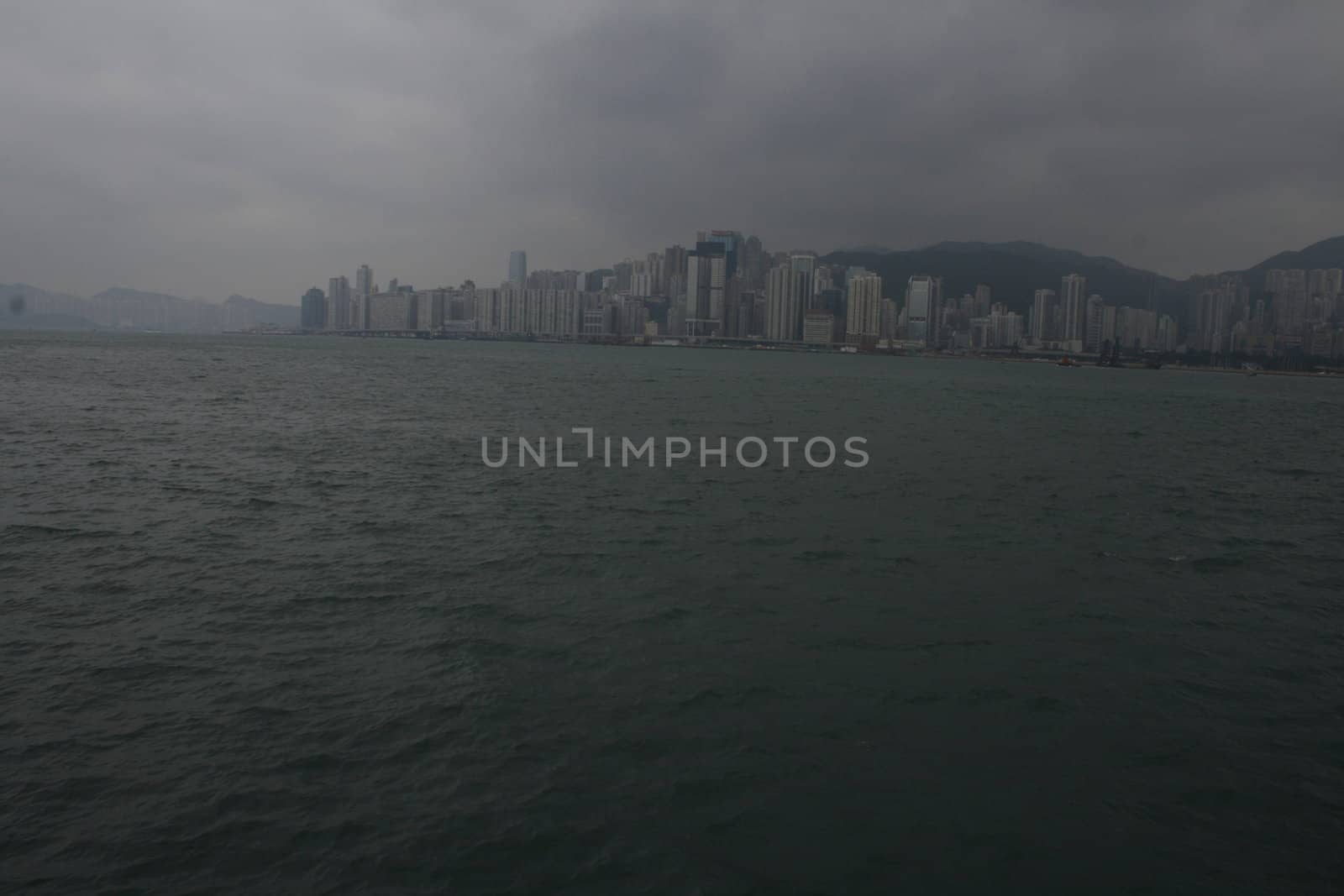 Hong Kong skyline as seen from the Star Avenue by koep