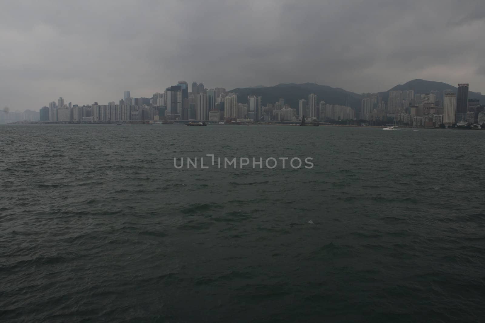 Hong Kong skyline as seen from the Star Avenue