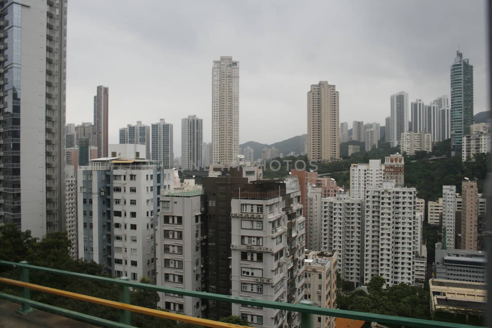 High-rise on the way to the Peak, Hong Kong, China