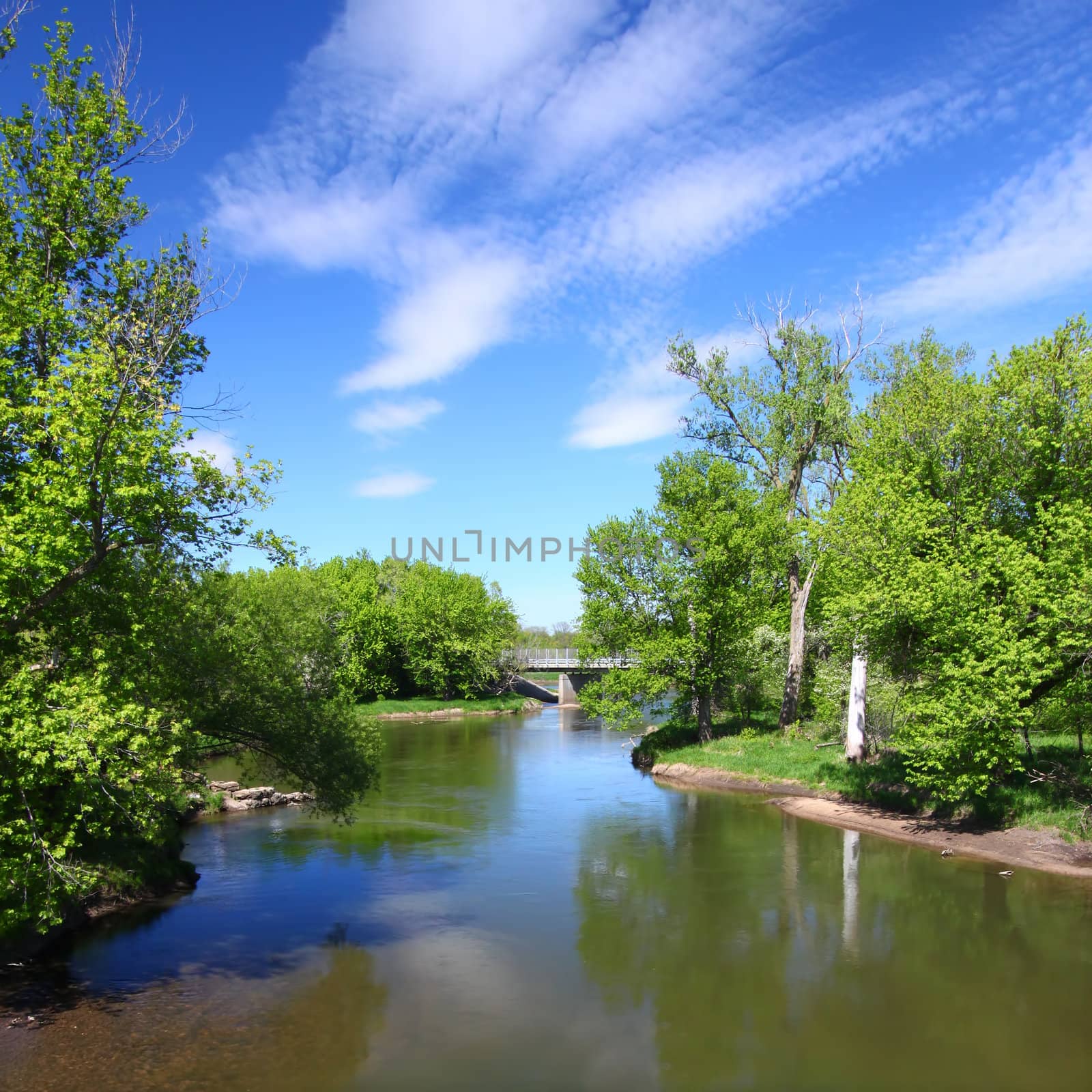 Kishwaukee River in Illinois by Wirepec