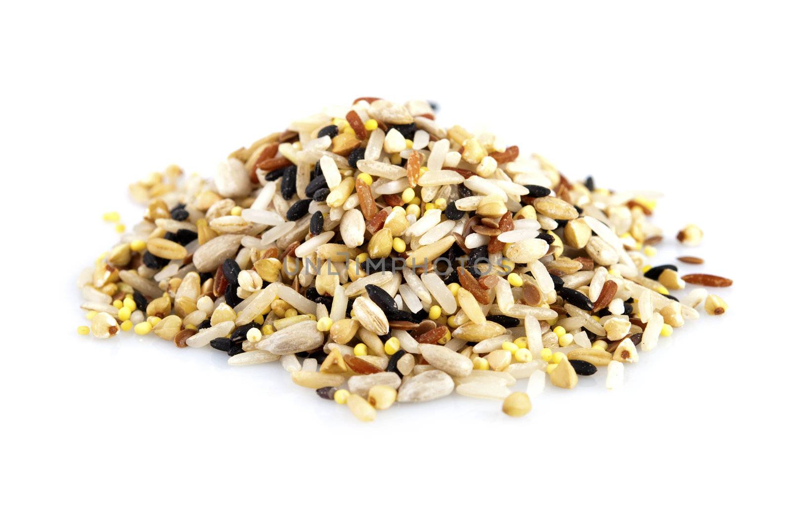 Raw grains, mixed with 12 different grains