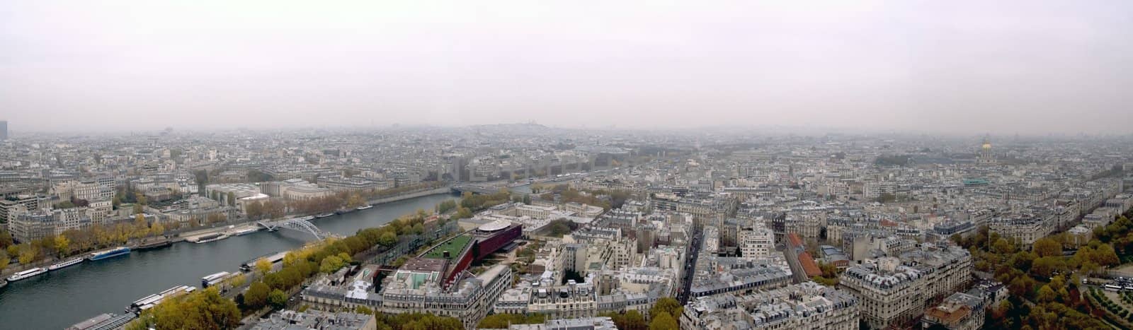 Paris as seen from the Tower of Eiffel by chrisroll