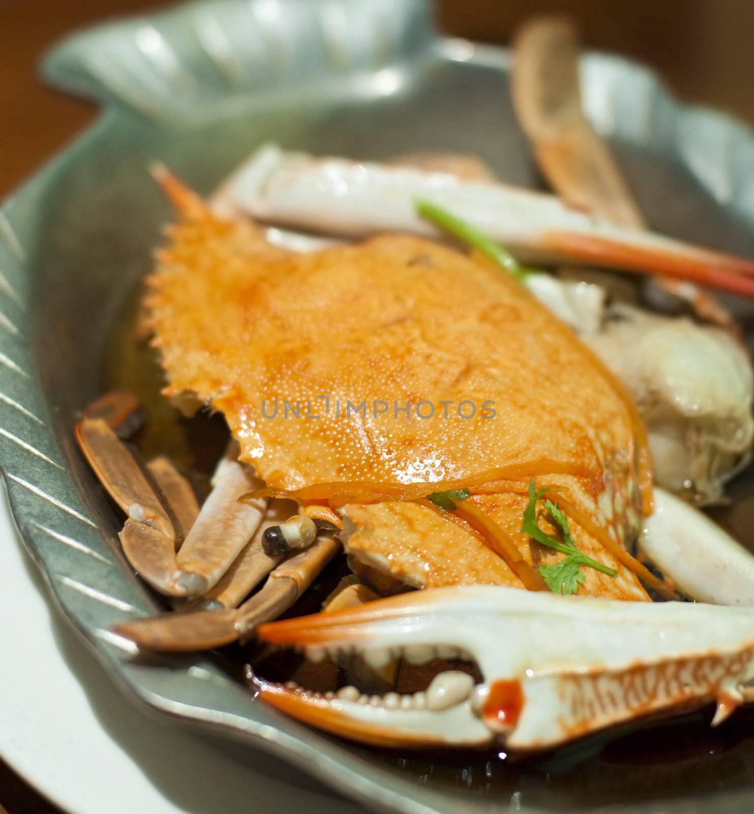 Close up Japanese cuisine Crab