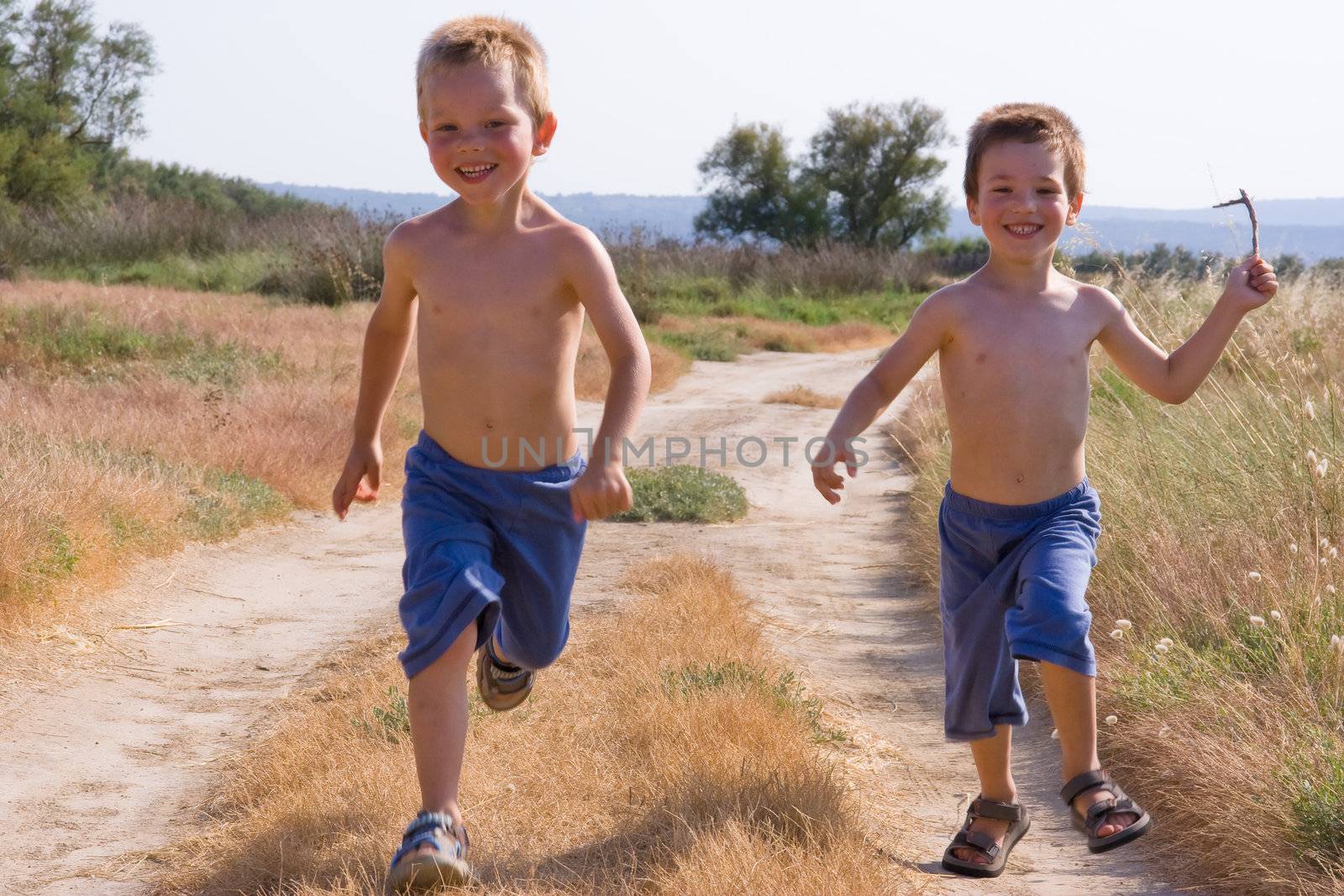 running children by chrisroll