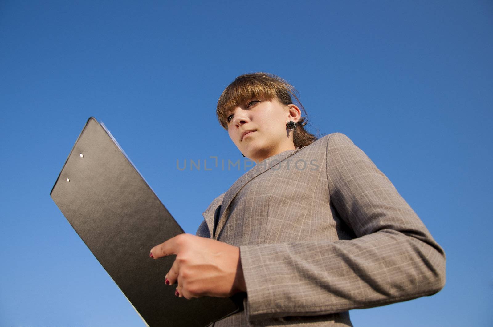 business woman with tablet by adam121