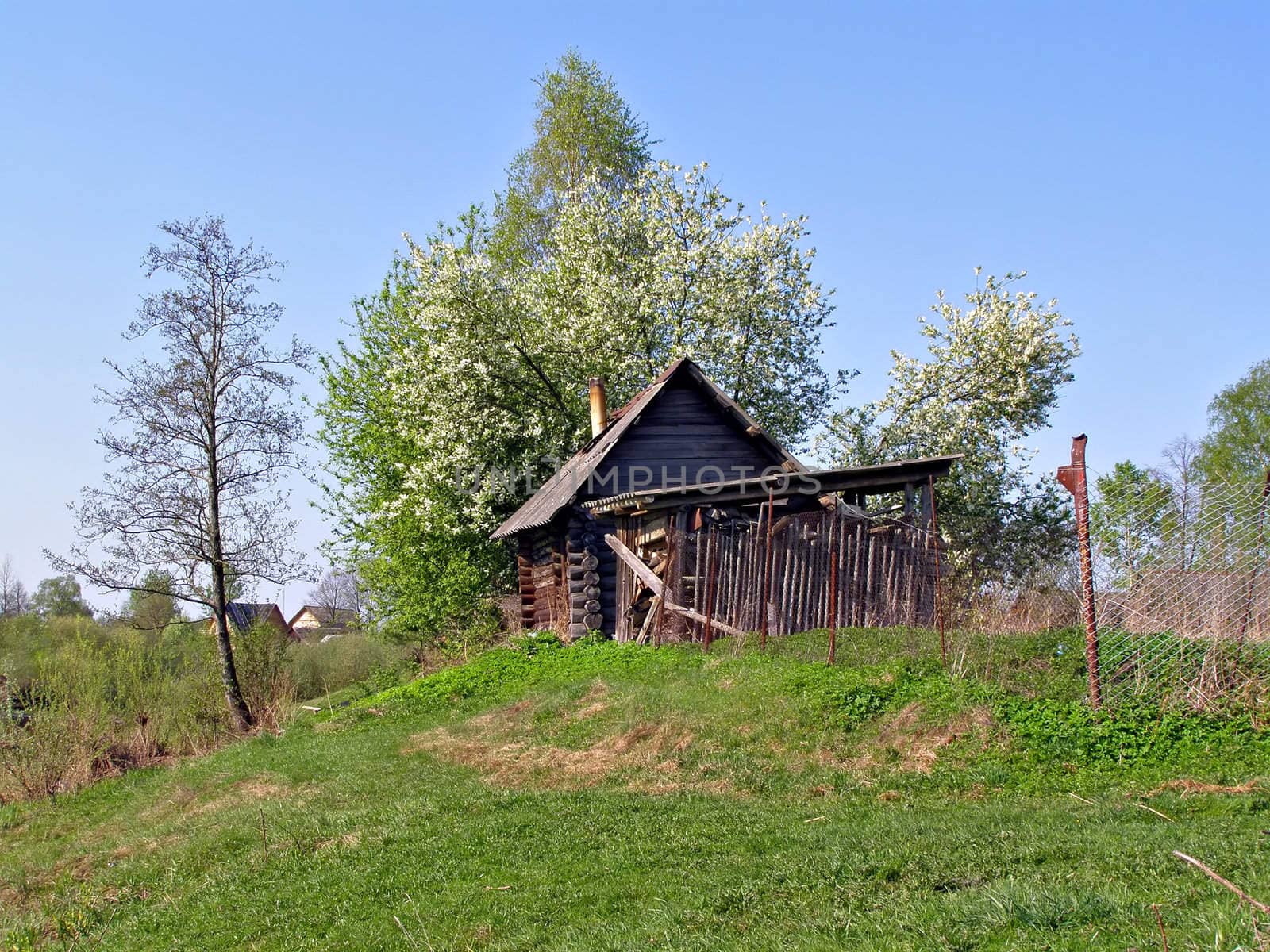 old wooden house