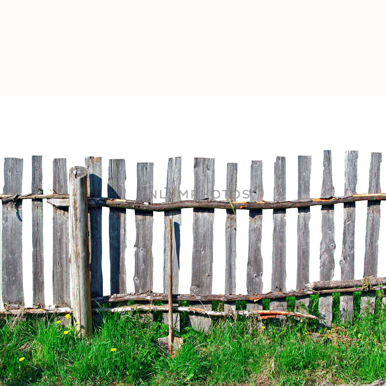 old wooden fence