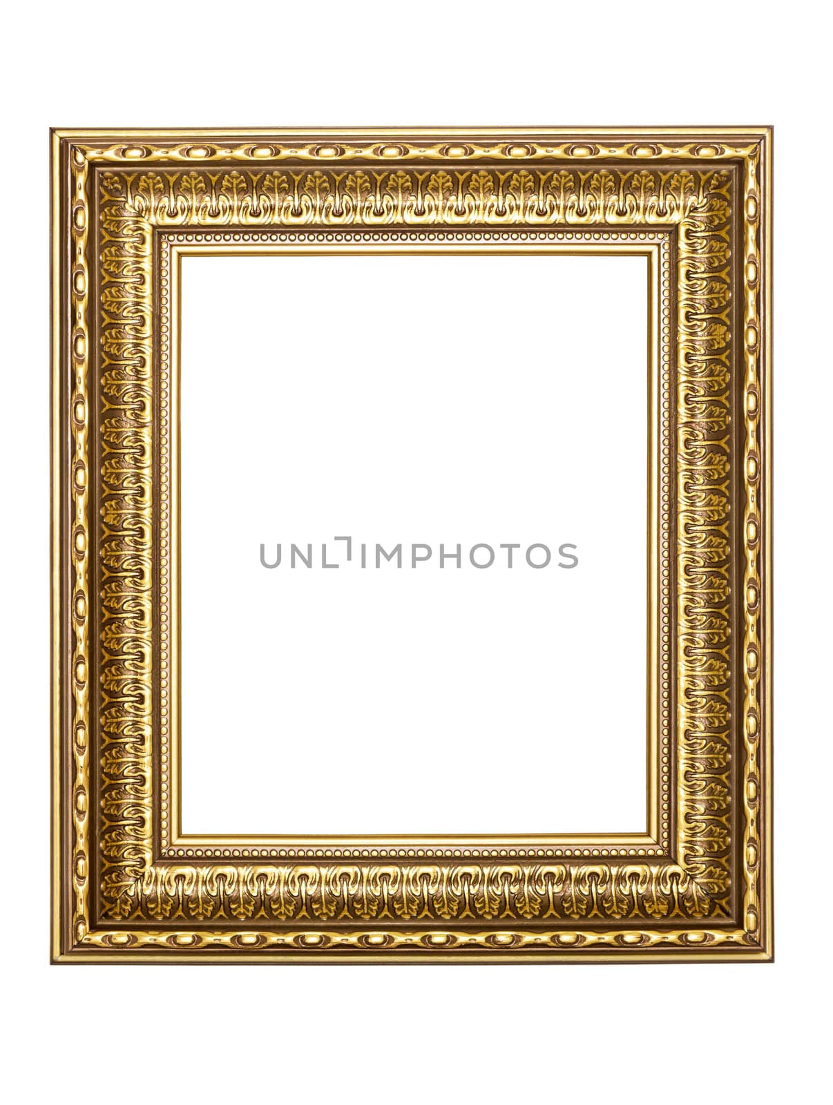 gold-patterned frame for a picture by Plus69