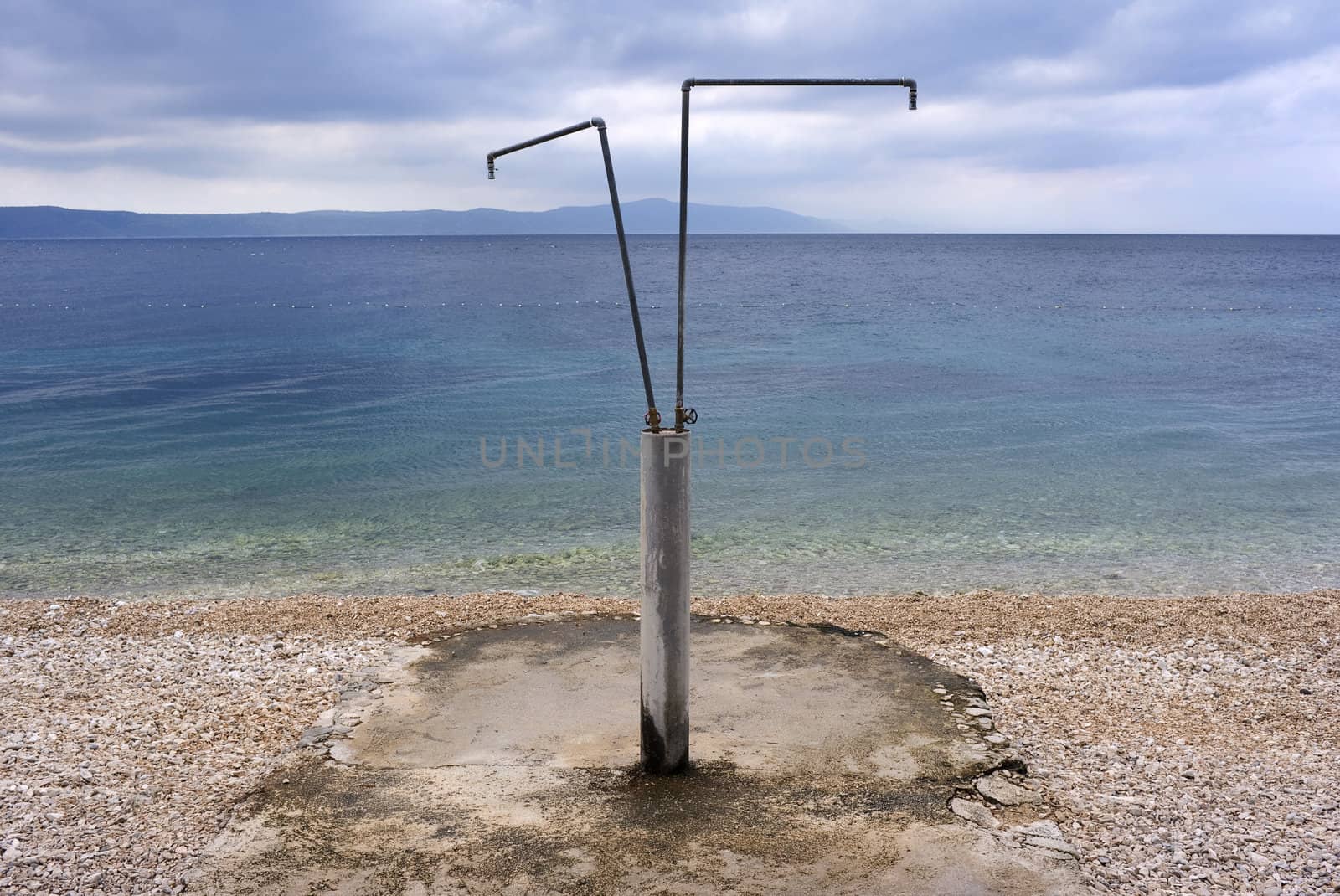 Beach with shower by ABCDK