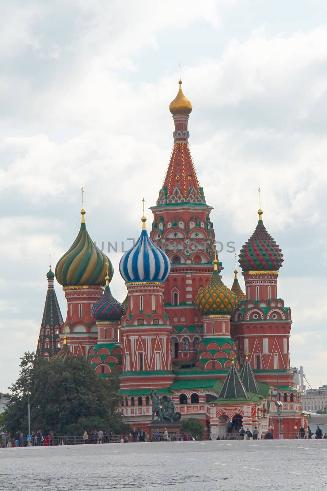 St Basil's Cathedral on the Red Square in Moscow