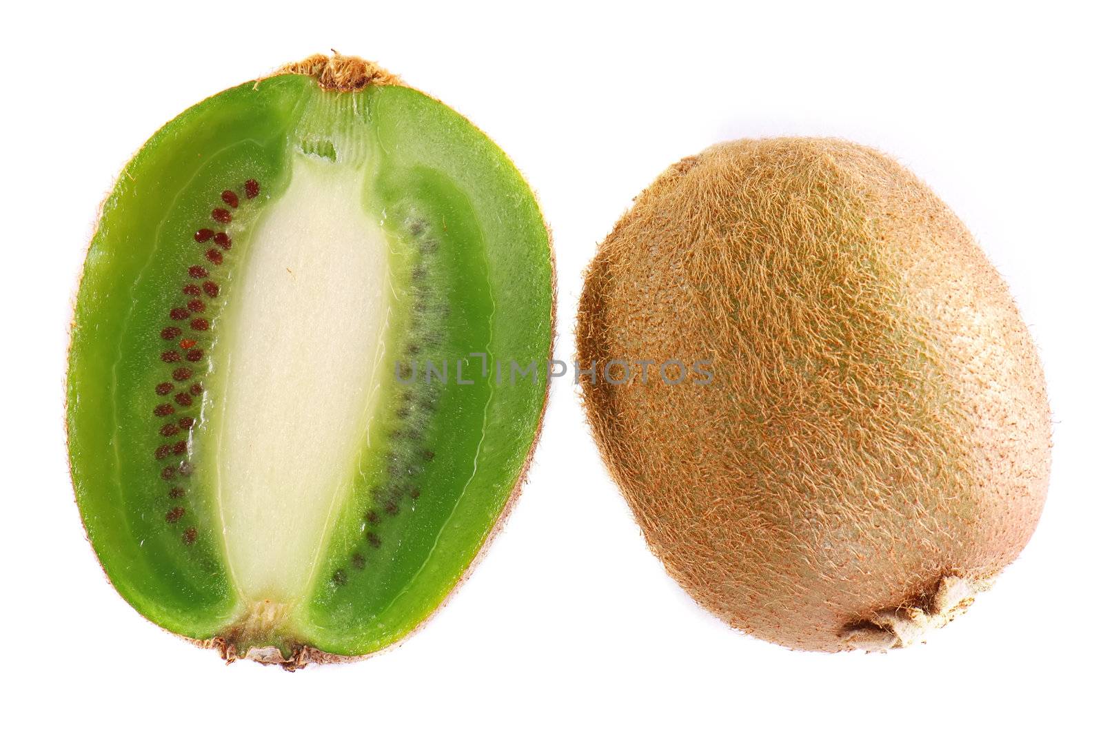 Kiwi isolated on white background