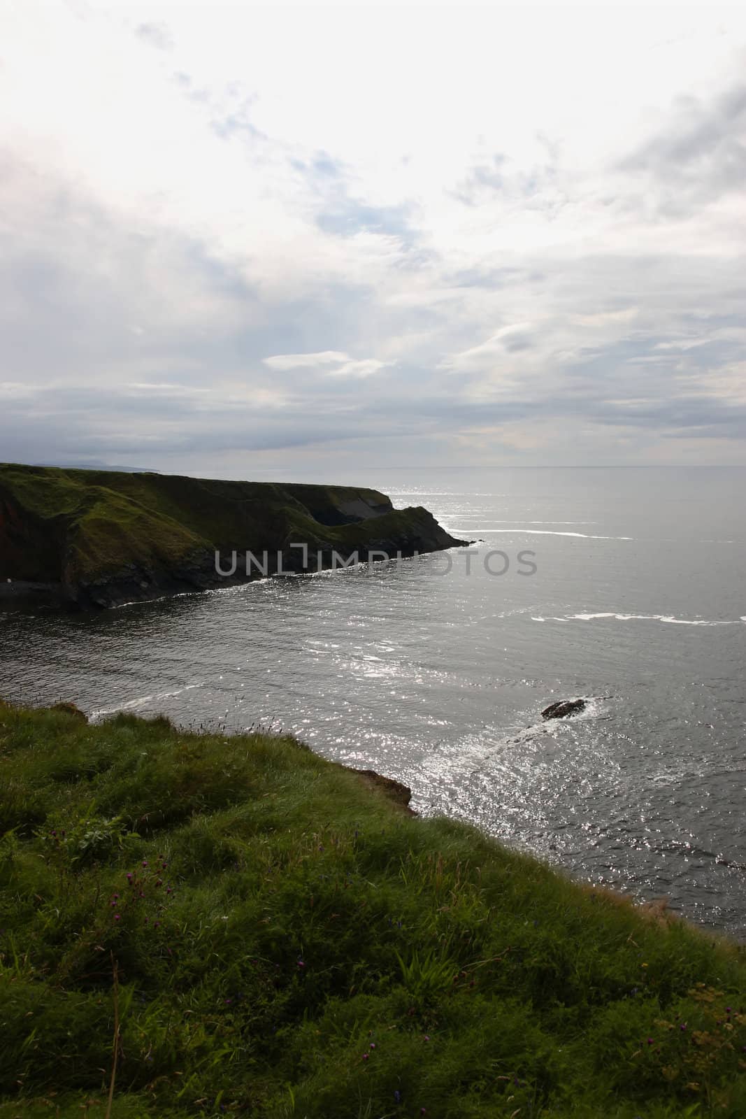 west of ireland coastal view on a calm winters day