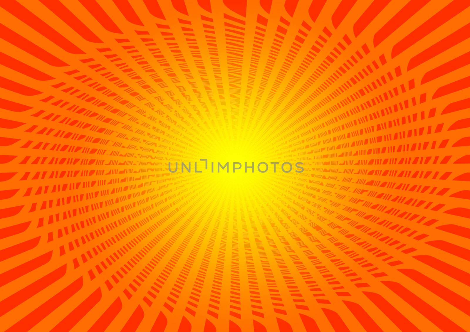 Red-yellow rhythmical abstract background