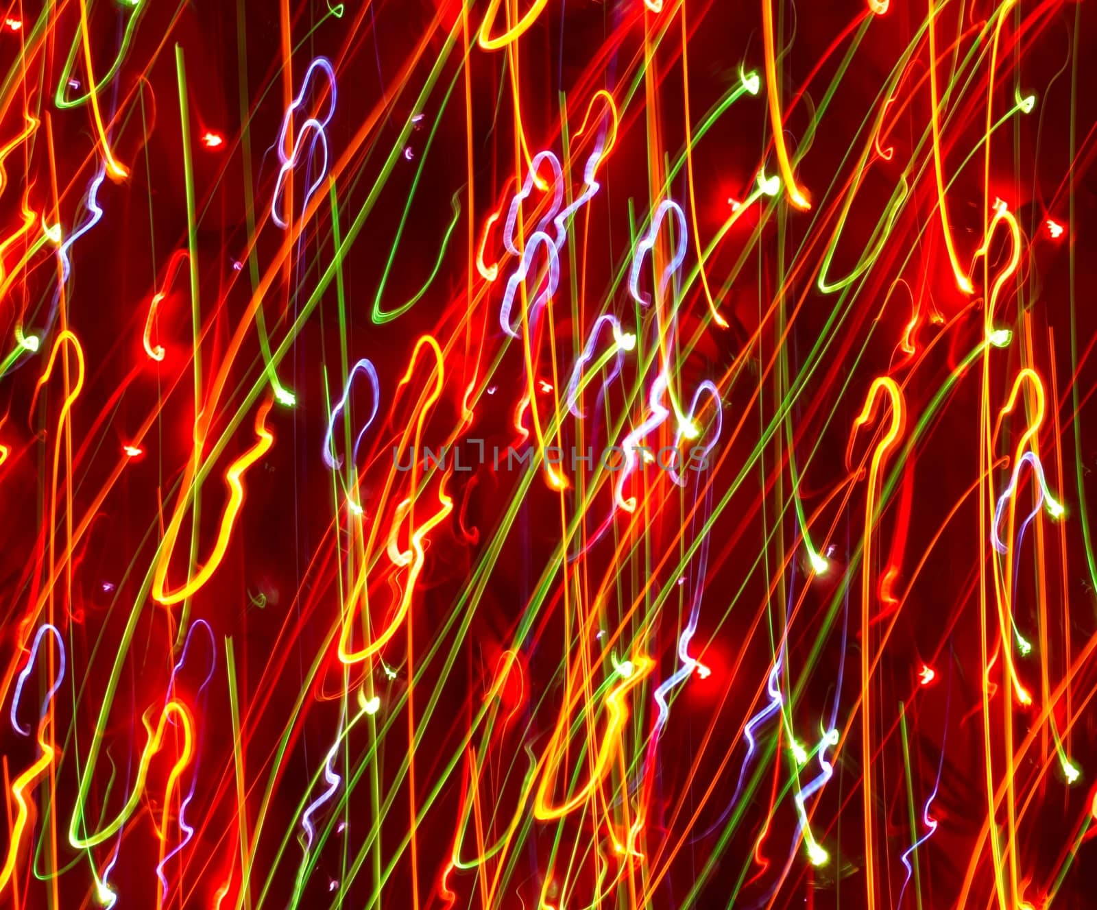 abstract background: colored light motion blurs #1